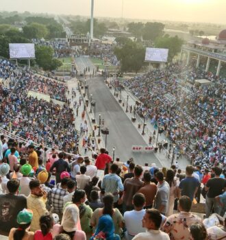 Ceremony at Wagha Border