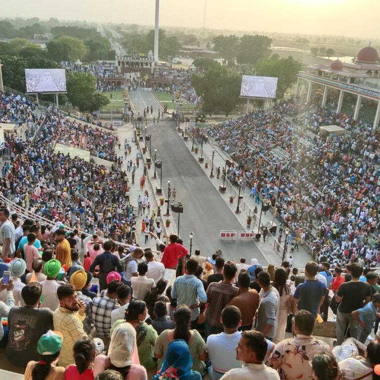 Ceremony at Wagha Border